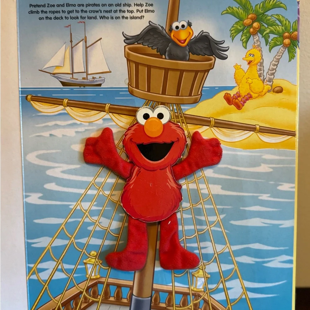 Sesame Street Elmo and Friends Magnetic Play Book